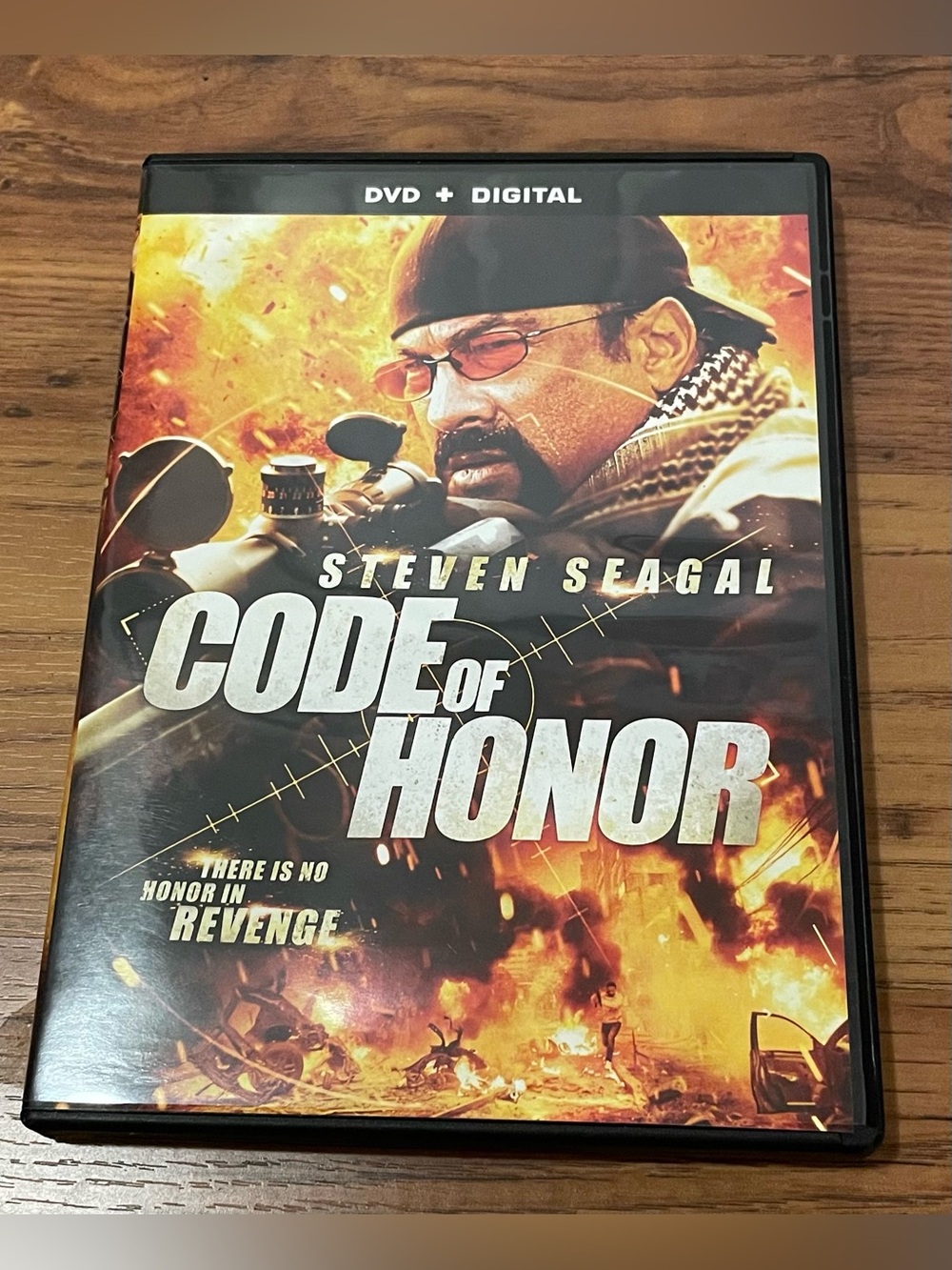 Steven Seagal Code of Honor DVD + Digital Action 2016 Movie